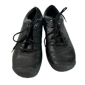 KEEN PTC Oxford Work Shoes Black Non Slip Kitchen Service Restaurant Womens 11